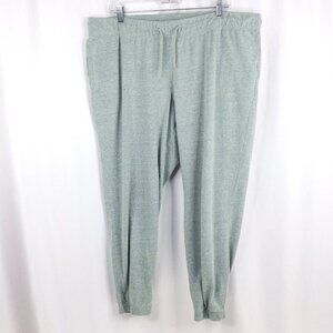 ID Ideology Jogger Pants Womens Size XXL Sage Green Drawstring Waist Pockets